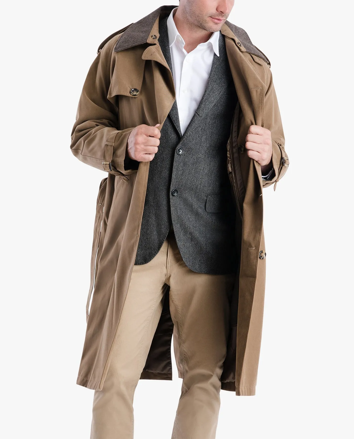 CLASSIC DOUBLE BREASTED TRENCH COAT sold by London Fog product image thumbnail 3