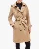 DOUBLE BREASTED TRENCH WITH BUTTON OFF HOOD sold by London Fog