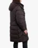 PLUS SIZE ZIP-FRONT HOODED HEAVY WEIGHT PUFFER JACKET WITH BUTTON-OFF FUR COLLAR sold by London Fog
