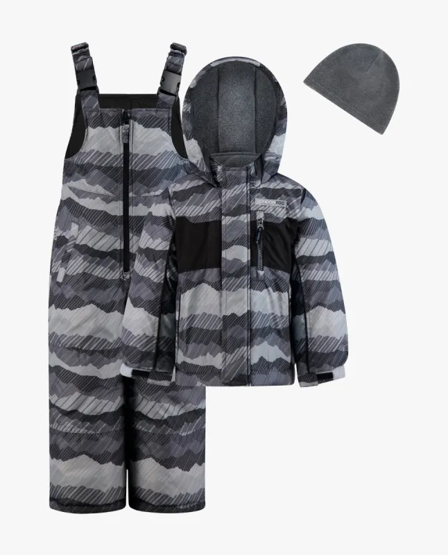 BOYS ZIP-FRONT HOODED JACKET WITH OVERALL SNOW PANT sold by London Fog