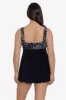 Parade Long Torso Tie Front Swim Dress sold by Longitude