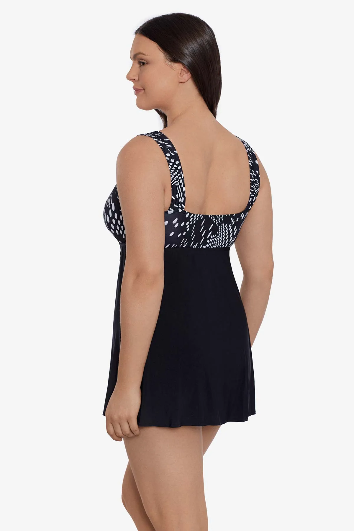 Parade Long Torso Tie Front Swim Dress sold by Longitude product image thumbnail 2