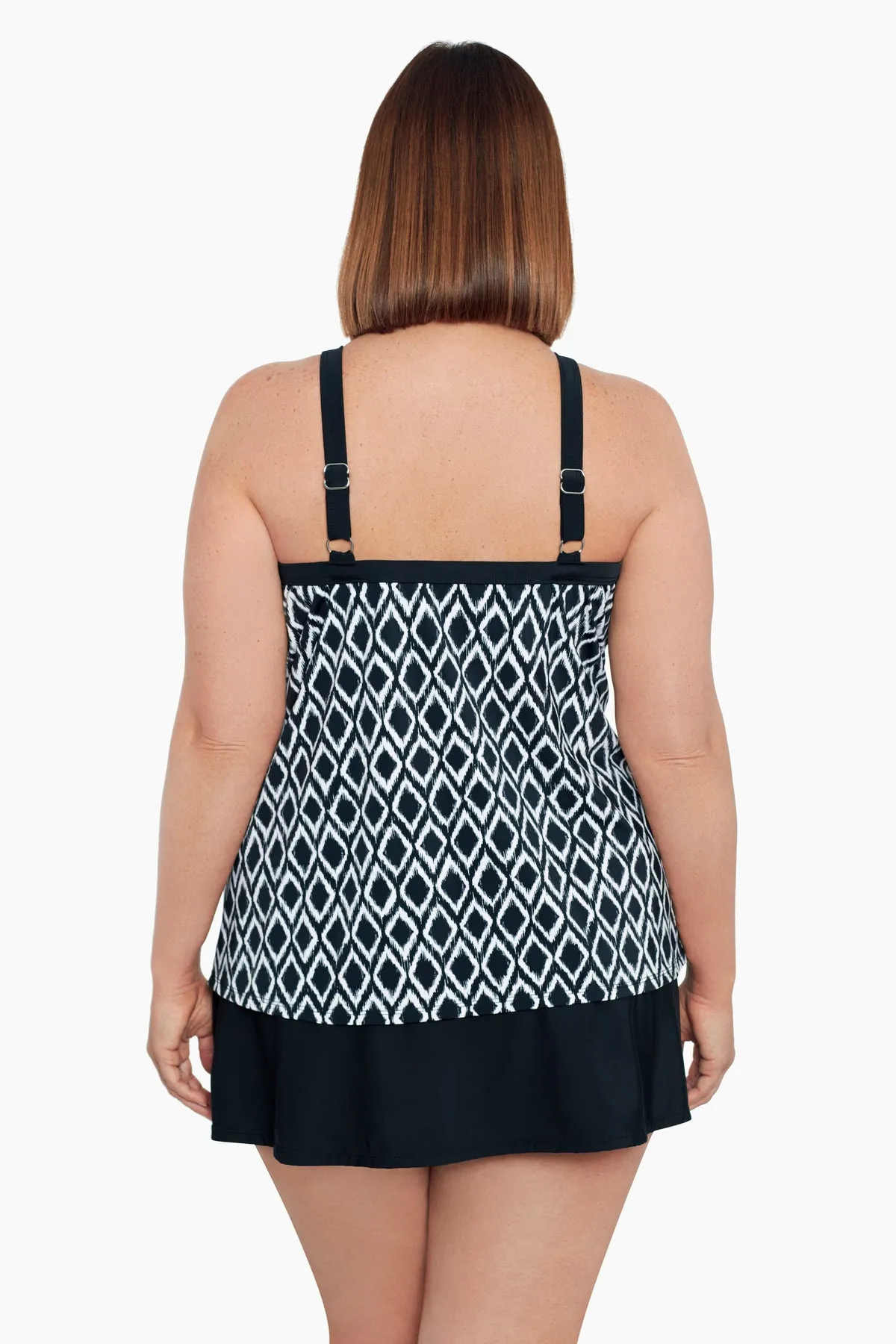 Plus Size High Neck Tankini Top Batik Charm sold by Longitude product image thumbnail 3