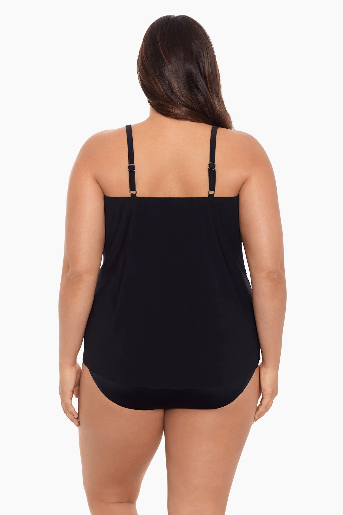 Plus Size Hank Tankini Top - Concentric Corners sold by Longitude product image thumbnail 5