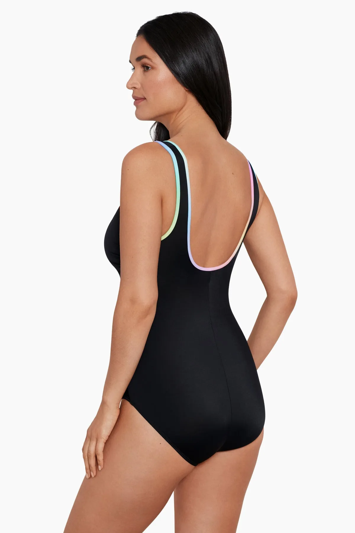 Colorful Behavior Shirred Zipper Tank One Piece sold by Longitude product image thumbnail 5