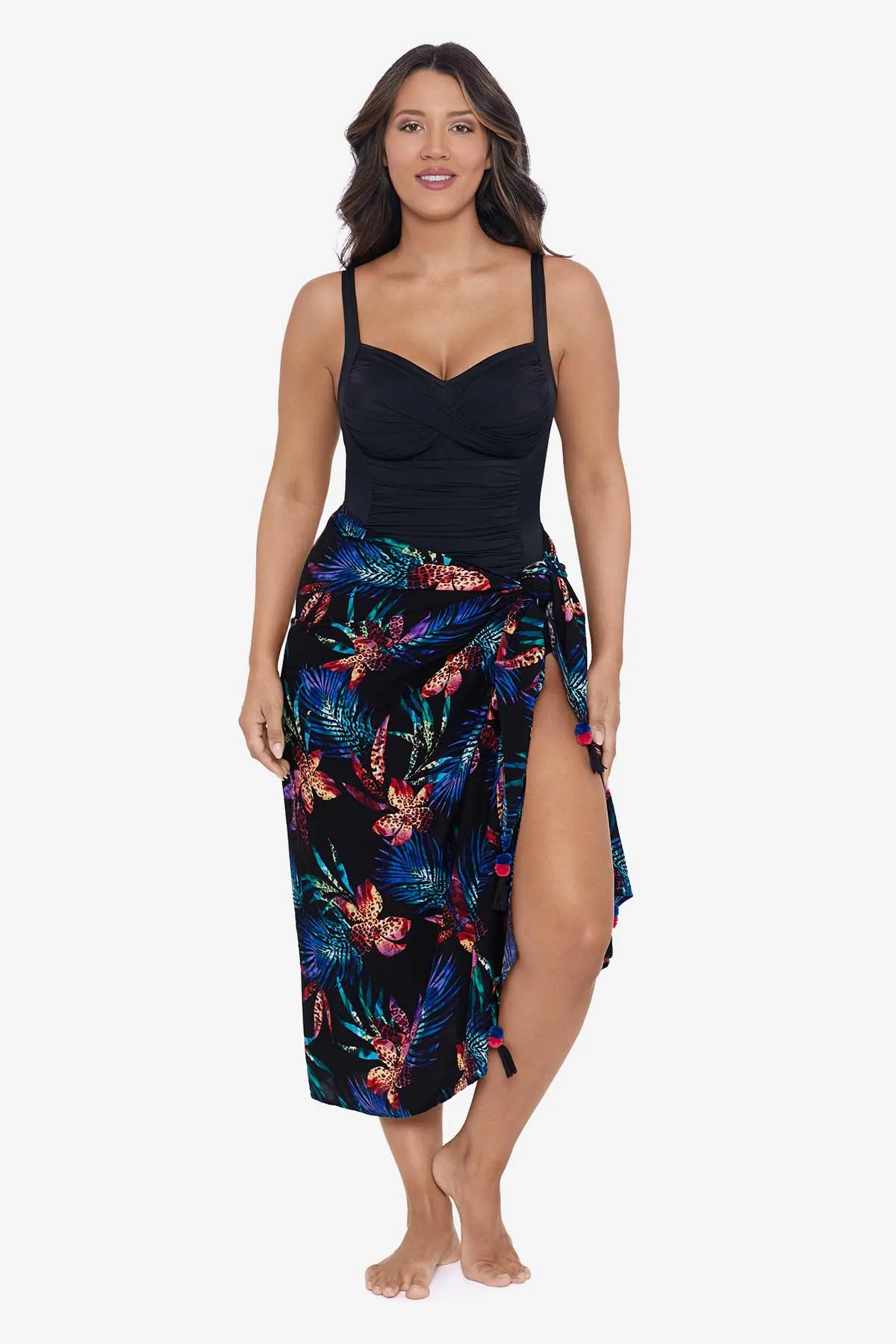 Mosaic Jungle Pareo Swim Cover Up sold by Longitude product image thumbnail 4