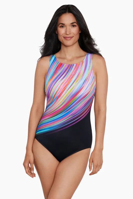 High Neck Tank One Piece - Supreme Move sold by Longitude