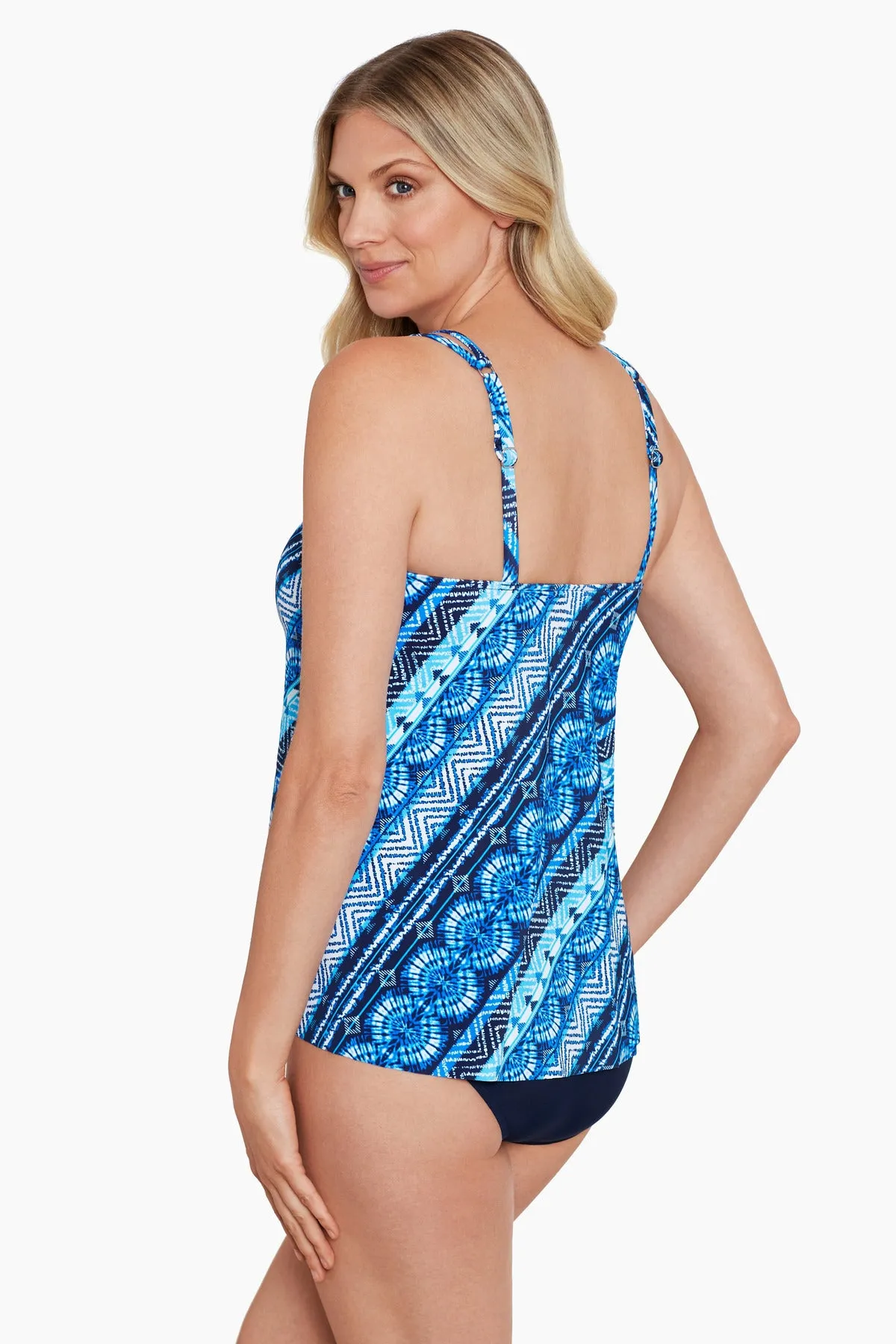 Pleated Front Tankini Top Swift Charm sold by Longitude product image thumbnail 2