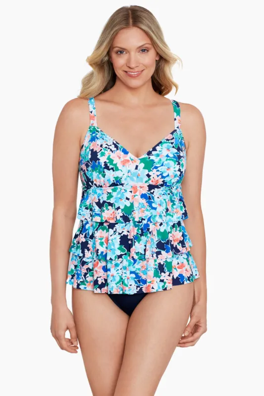 Ditsy Days Triple Tier Fauxkini sold by Longitude