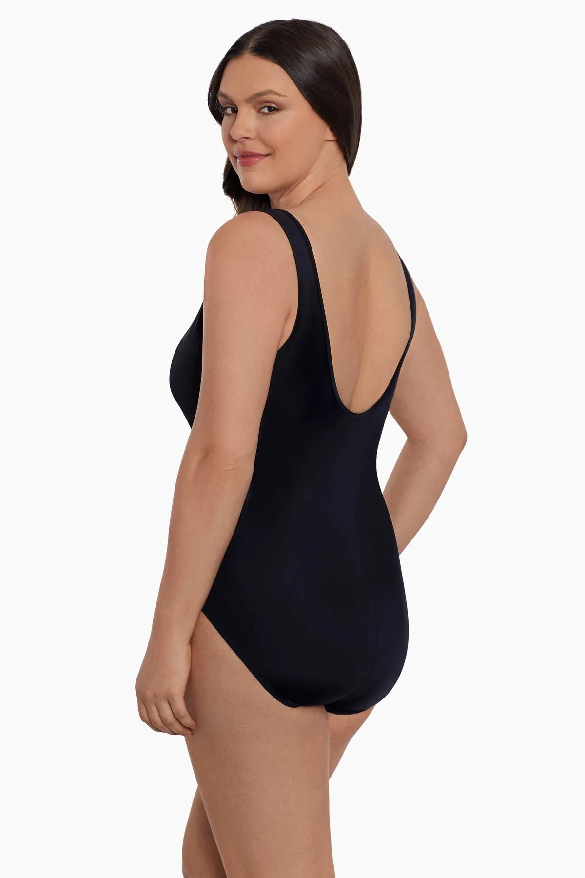 Long Torso Faux Surplice Tank - Madison Square sold by Longitude product image thumbnail 2