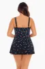 Princess Seam Long Torso Swim Dress Fable Floral sold by Longitude