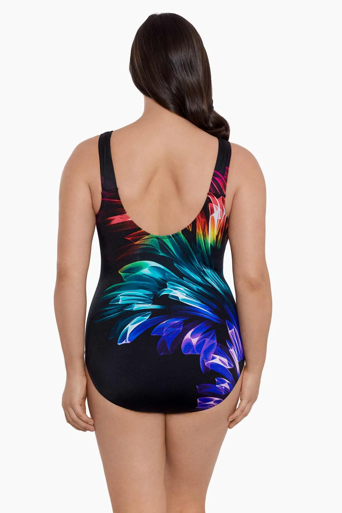 Long Torso Panel Scoopback Highneck One Piece - Hard Candy sold by Longitude product image thumbnail 3