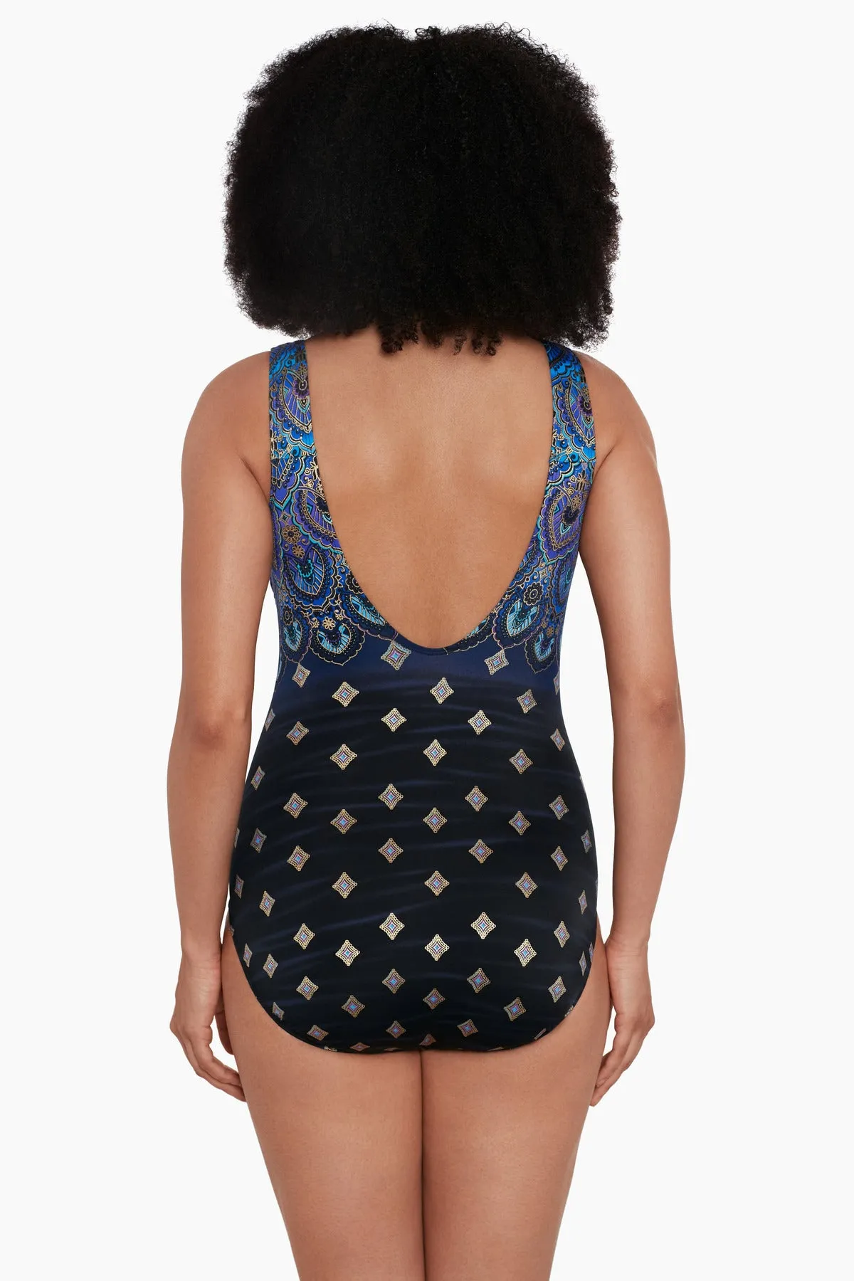Long Torso Scoopback Highneck One Piece - Pasha sold by Longitude product image thumbnail 3