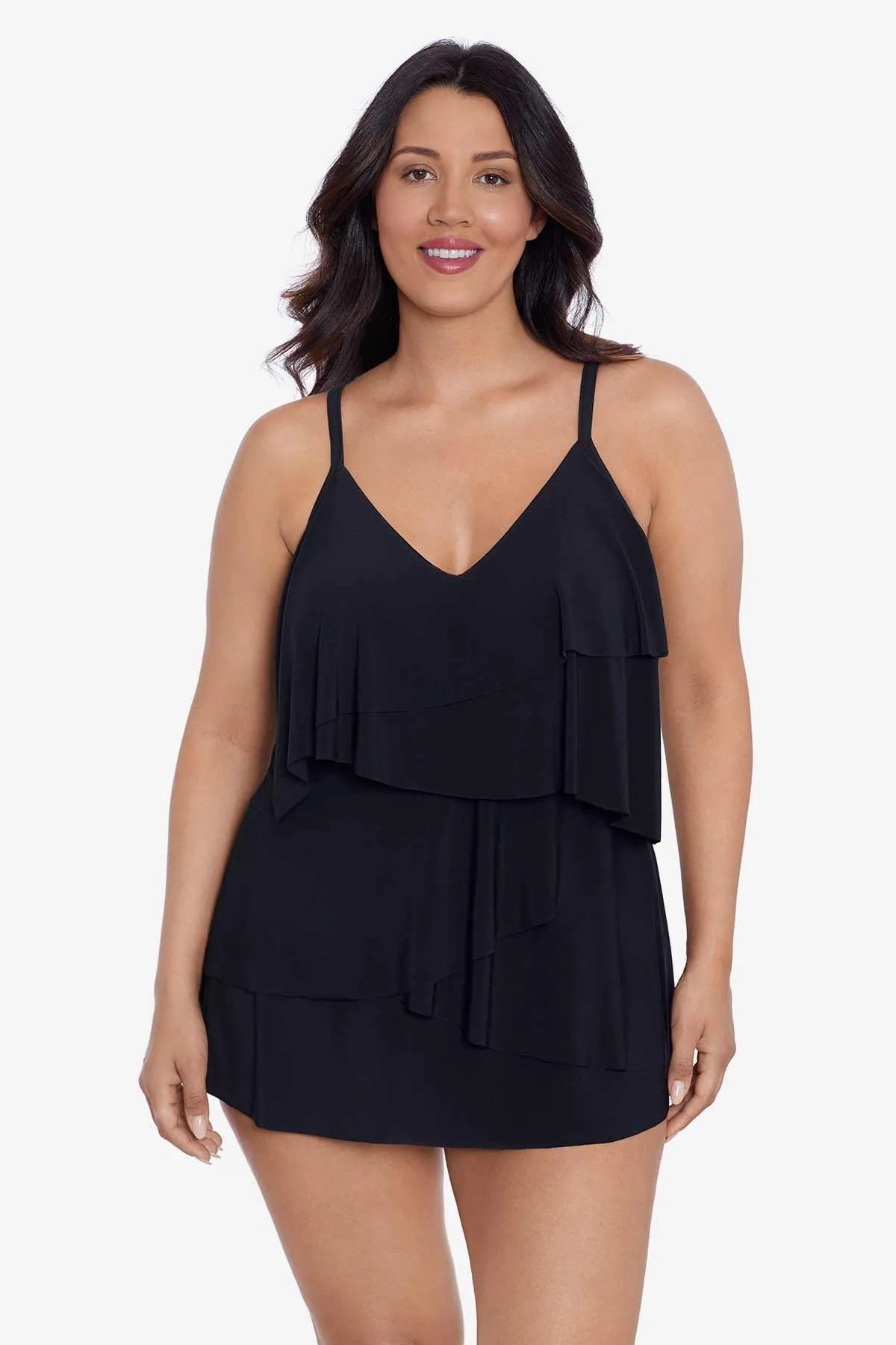 Emilia Swim Dress - Black sold by Longitude
