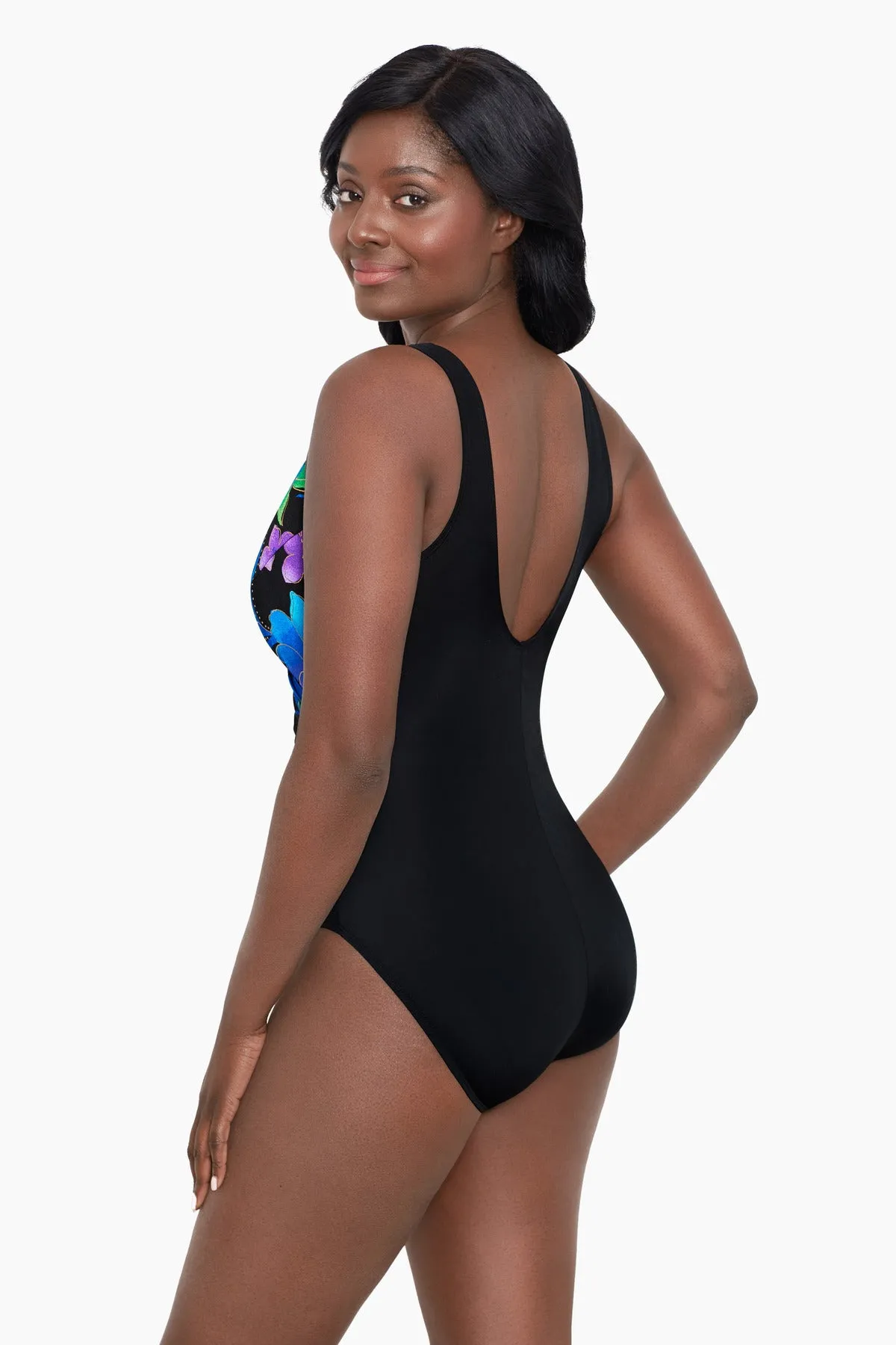 Plus Size Side Tie Surplice Swimsuit Dynasty sold by Longitude product image thumbnail 2
