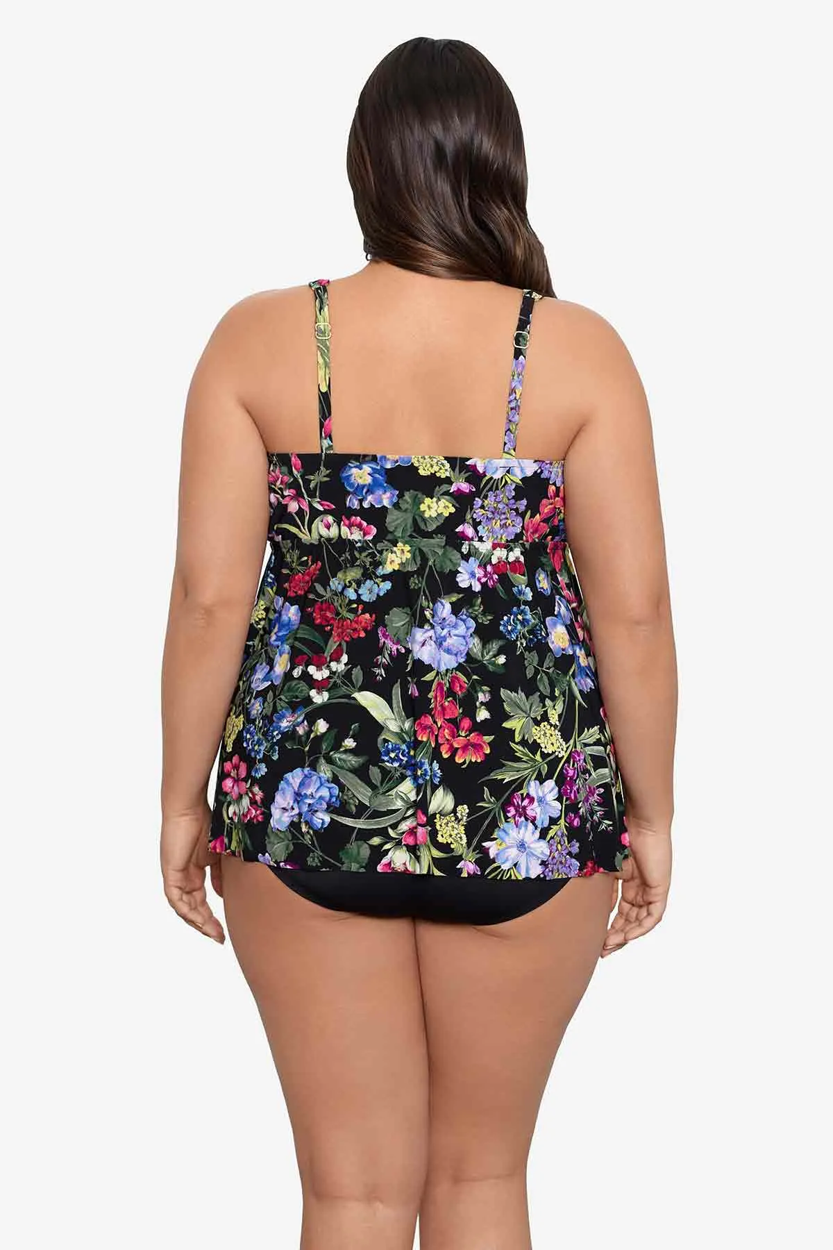 Plus Size Molly Tankini Top - Flowerette sold by Longitude product image thumbnail 3