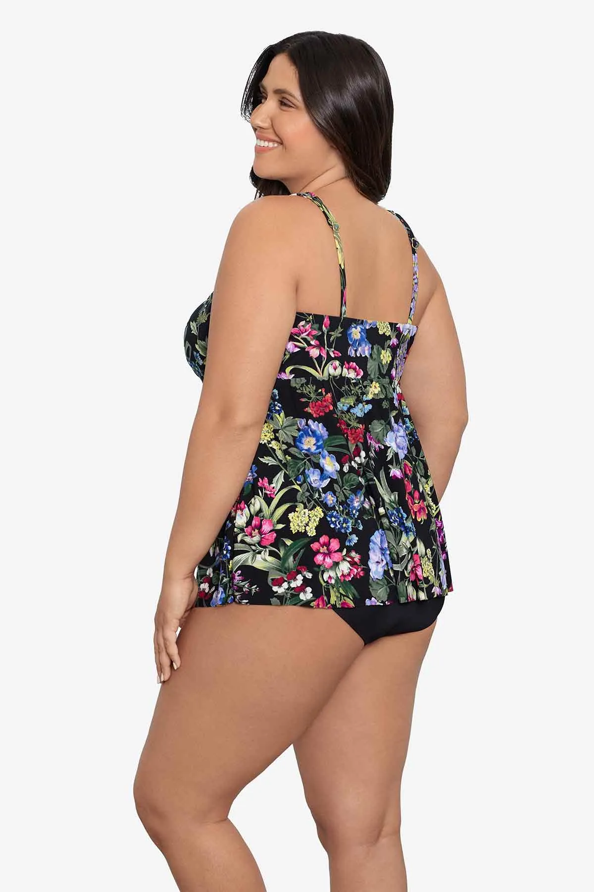 Plus Size Molly Tankini Top - Flowerette sold by Longitude product image thumbnail 2