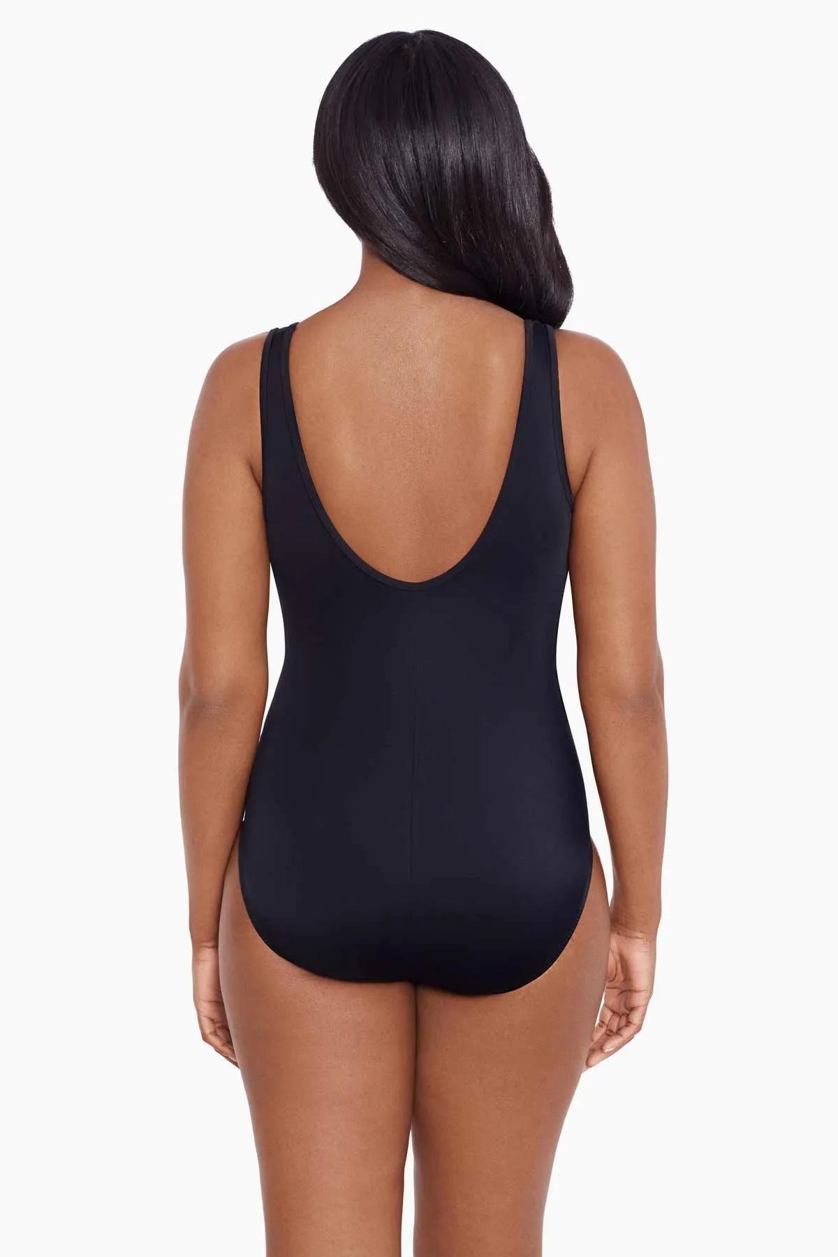 Long Torso Mesh Highneck One Piece - Night Gala sold by Longitude product image thumbnail 3