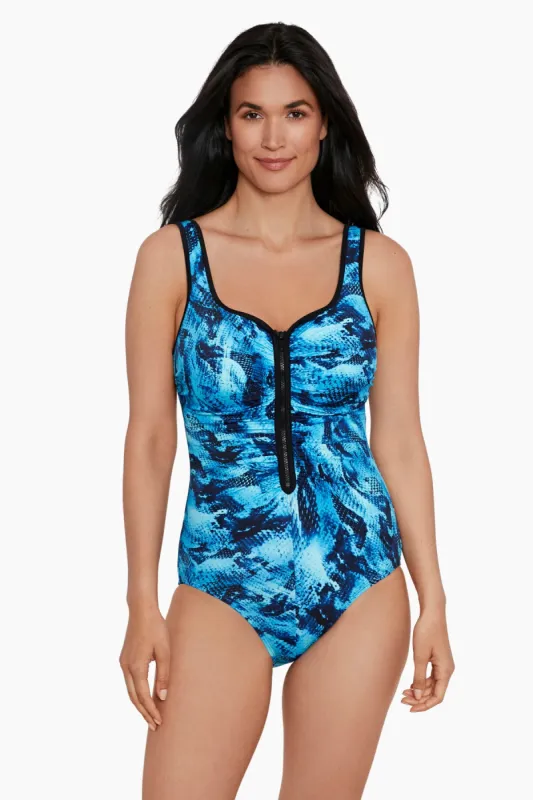 Zipper Tank One Piece - Under My Skin sold by Longitude