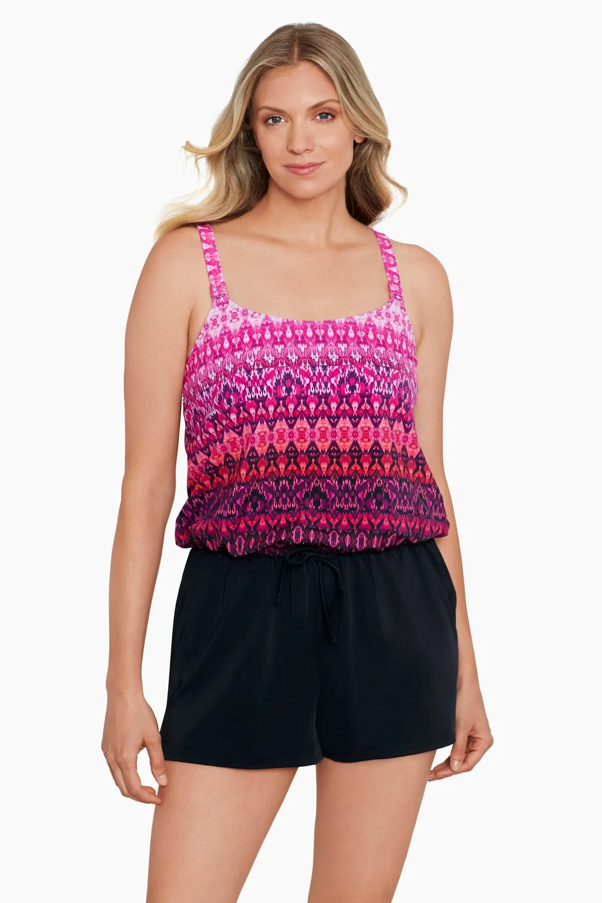 Romper Swimsuit W/ Pockets - Biased View sold by Longitude