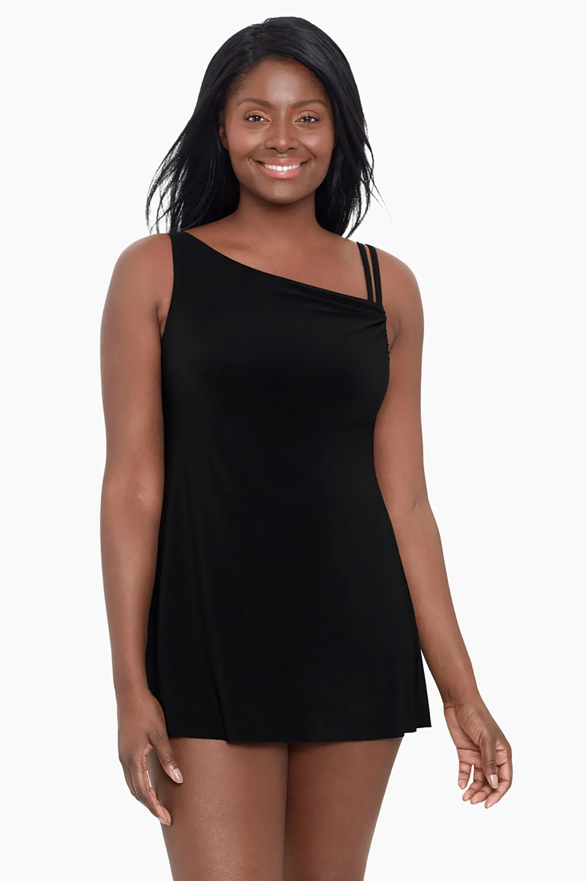 Brianna Swim Dress - Black sold by Longitude