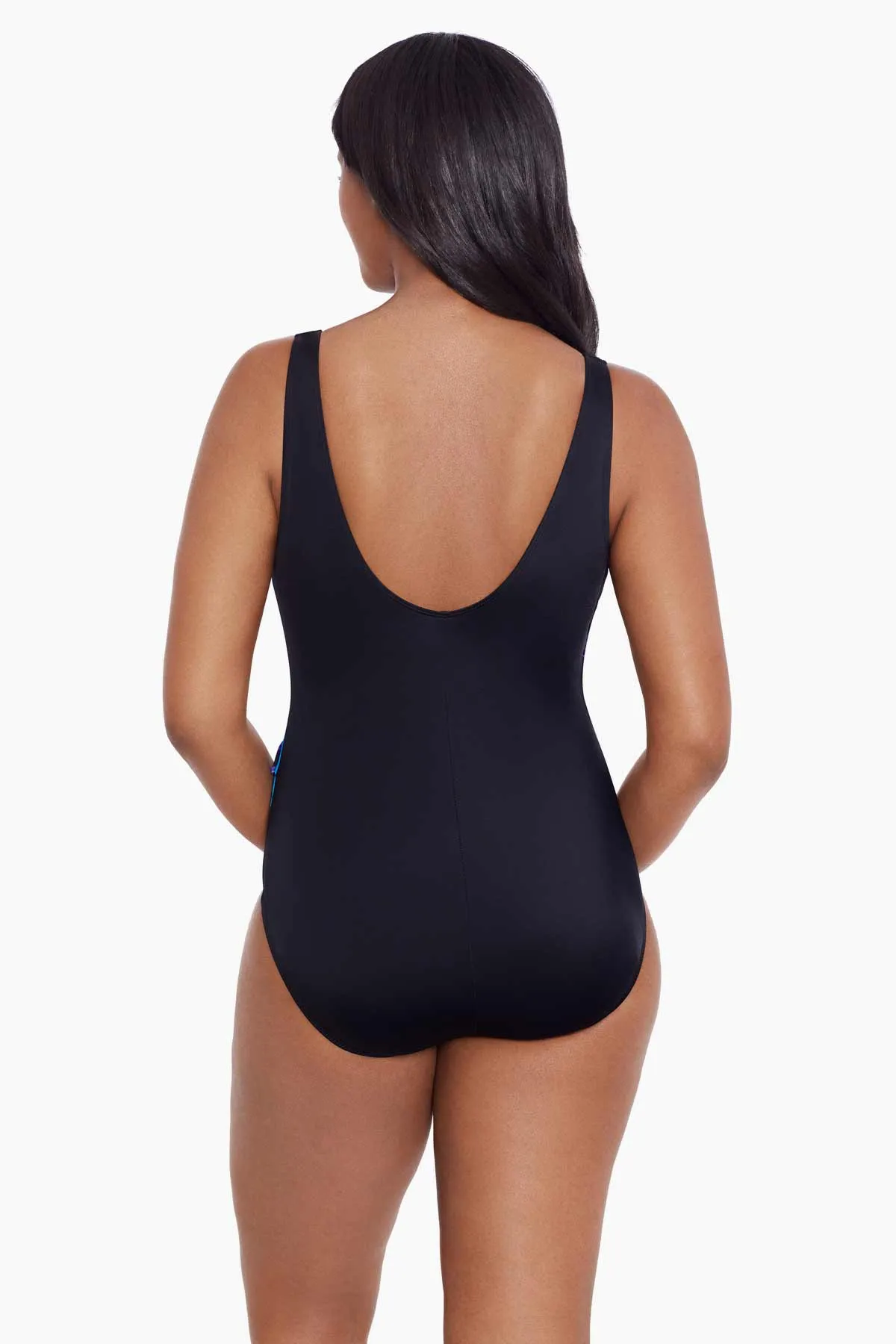 Long Torso Ruffle Surplice One Piece - Gypsy sold by Longitude product image thumbnail 3