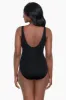 Long Torso Ruffle Surplice One Piece - Sunshower sold by Longitude