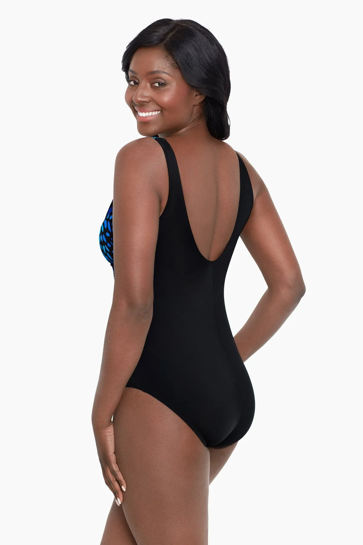 Long Torso Ruffle Surplice One Piece - Sunshower sold by Longitude product image thumbnail 2