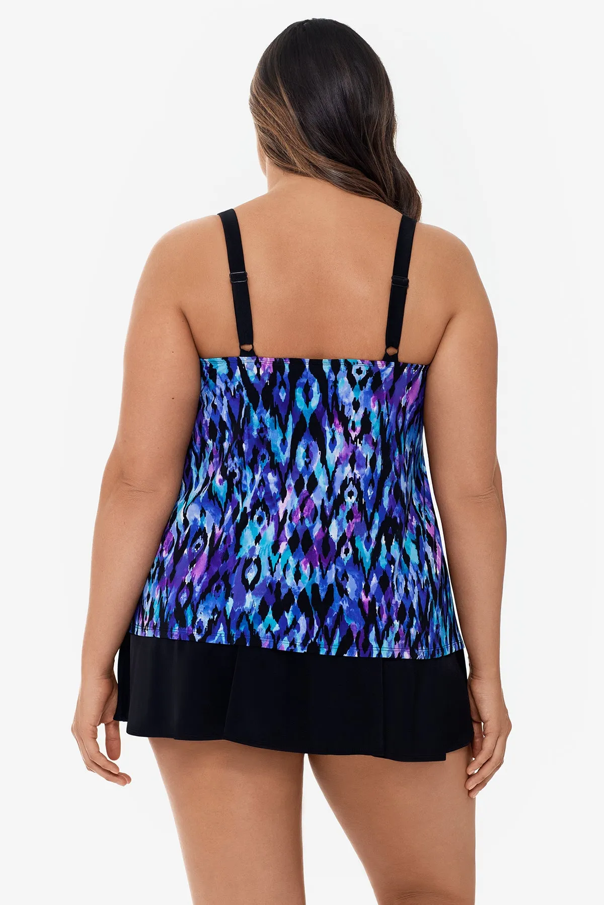 Plus Size Ruffle Faux Long Torso Skirtini Tulum sold by Longitude product image thumbnail 2