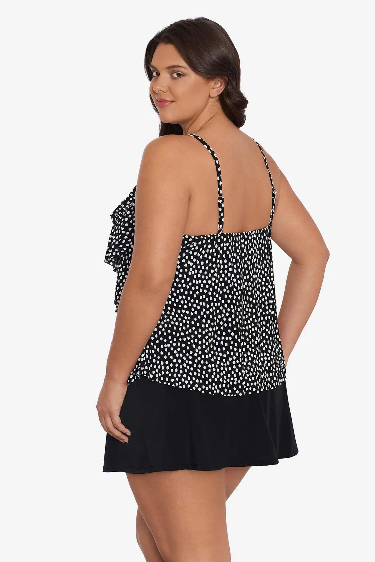 Plus Size Rachel Tankini Top - Funfetti sold by Longitude product image thumbnail 2