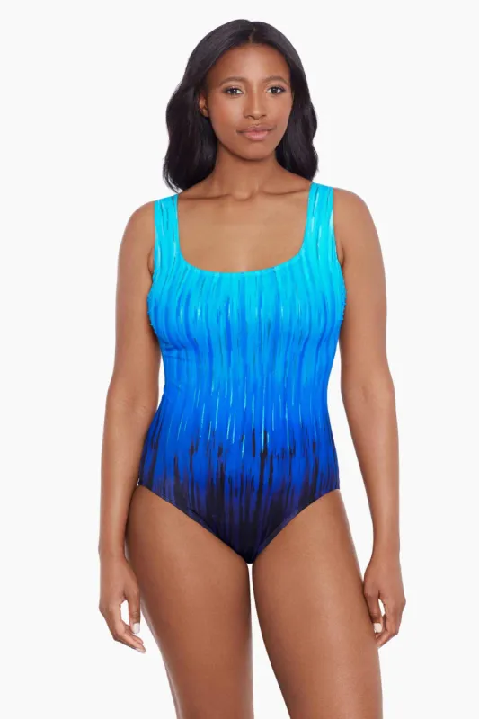 Long Torso Triple X Back One Piece - High Energy sold by Longitude