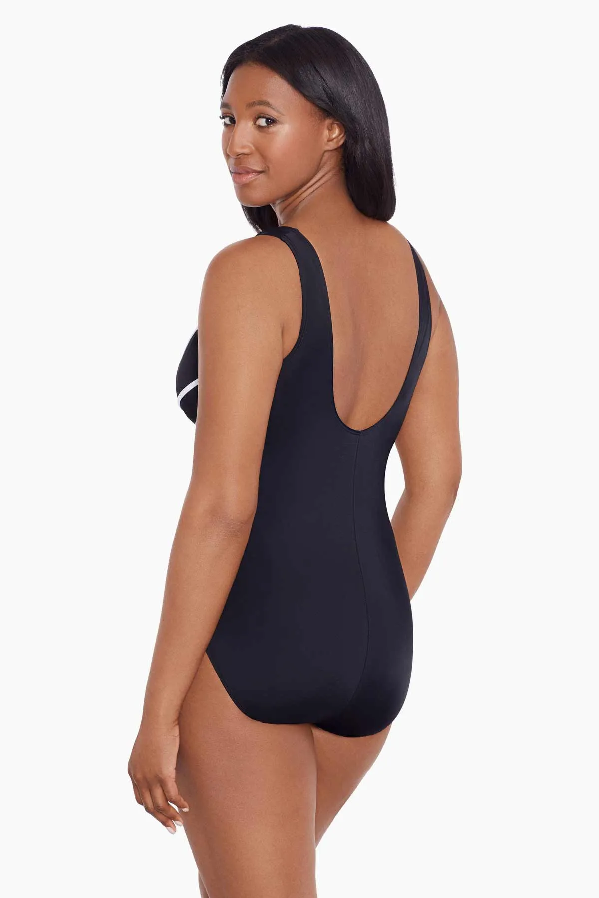 Block It Up Long Torso 8 Overlay Fan Tank One Piece sold by Longitude product image thumbnail 5