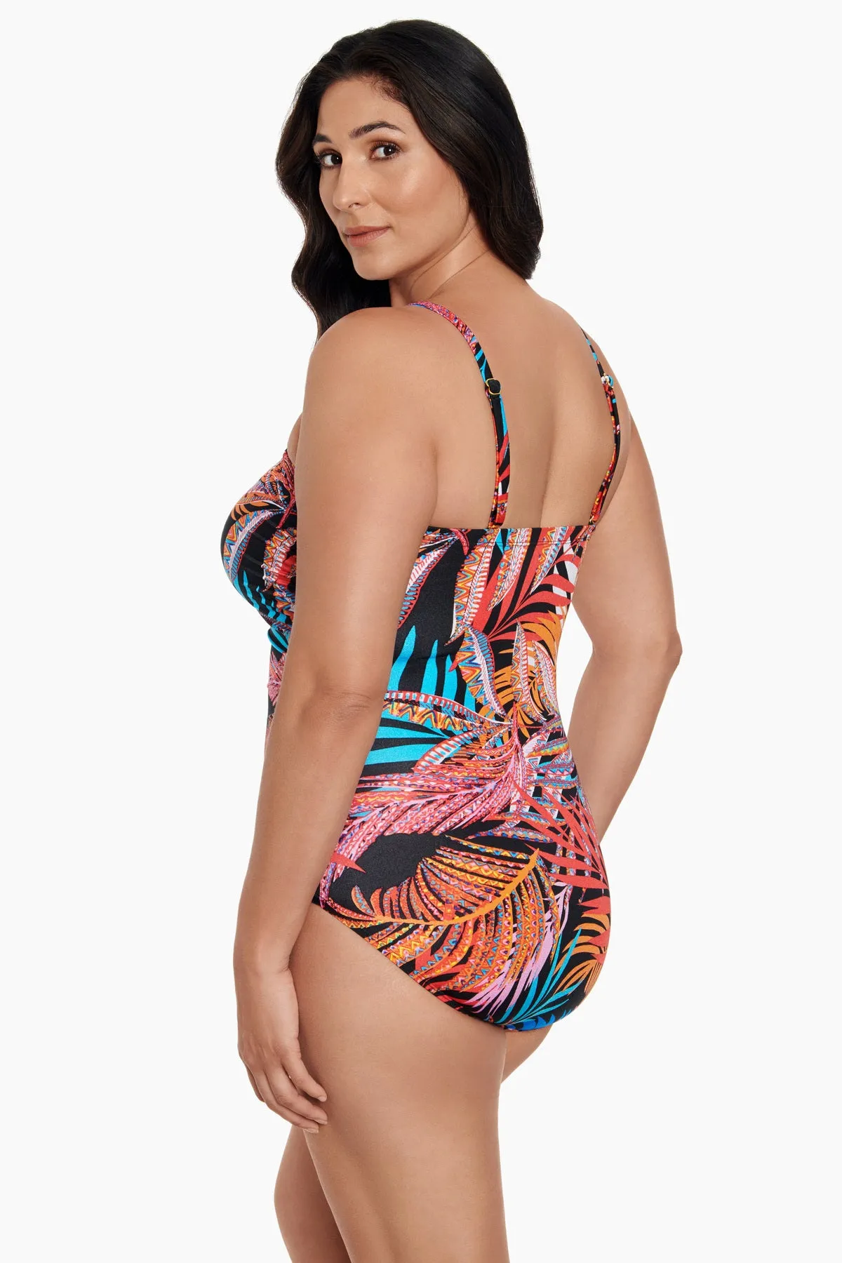 Jungle Boogie Long Torso Side Shirred Bandeau sold by Longitude product image thumbnail 4