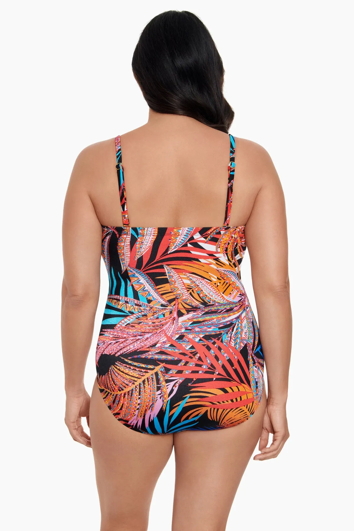 Jungle Boogie Long Torso Side Shirred Bandeau sold by Longitude product image thumbnail 5