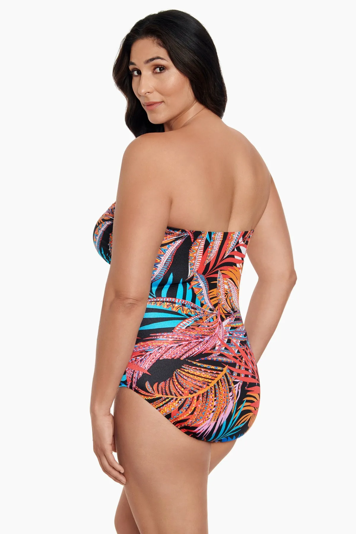 Jungle Boogie Long Torso Side Shirred Bandeau sold by Longitude product image thumbnail 3