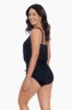 Side-Ruched Blouson Long Torso One Piece Swimsuit Twinkle Twinkle sold by Longitude