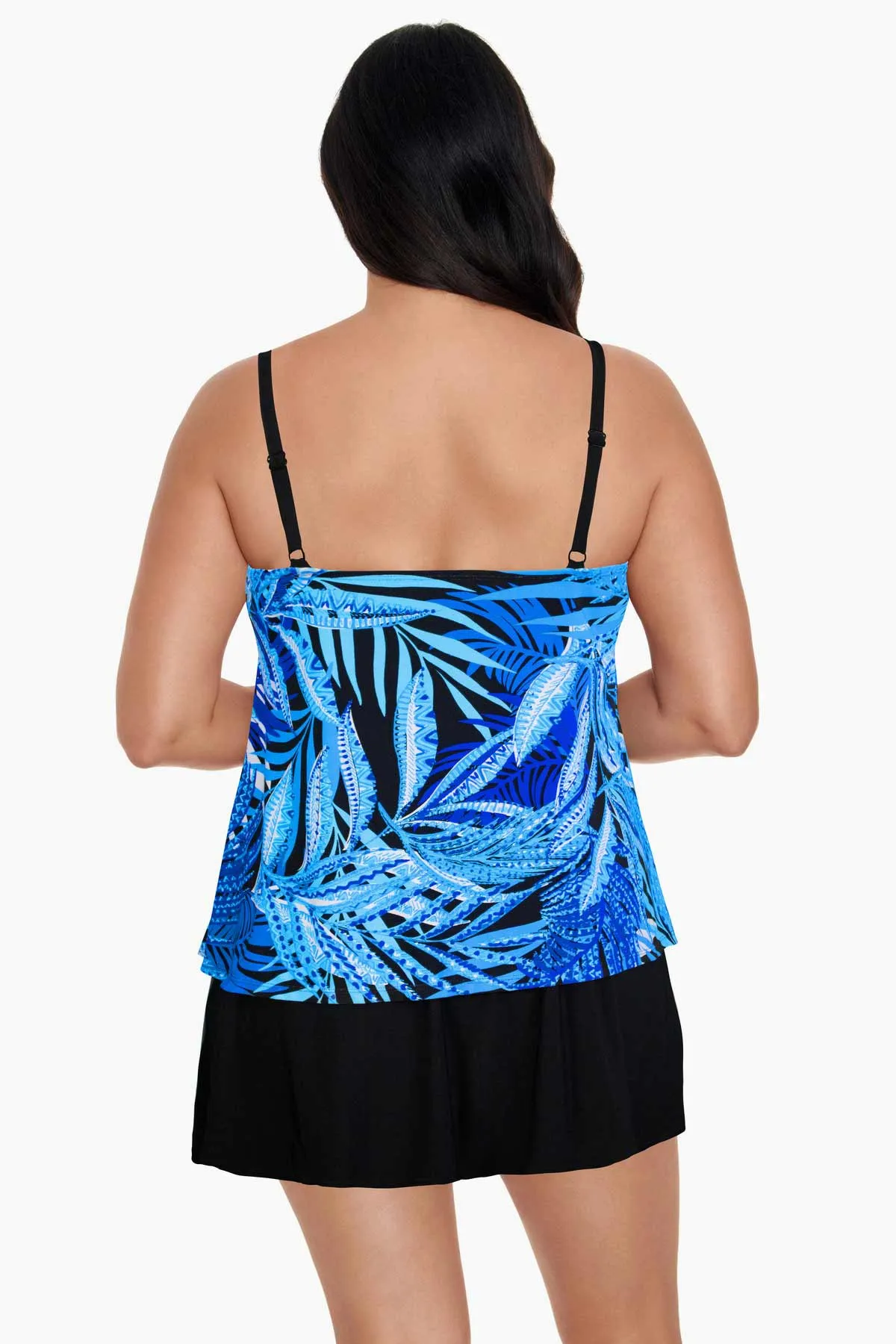 Long Torso Ruffle Faux Skirtini - Jungle Boogie sold by Longitude product image thumbnail 3