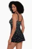 Empire Princess Seam Long Torso Swim Dress Mucho Floral sold by Longitude
