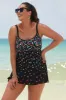 Empire Princess Seam Long Torso Swim Dress Mucho Floral sold by Longitude