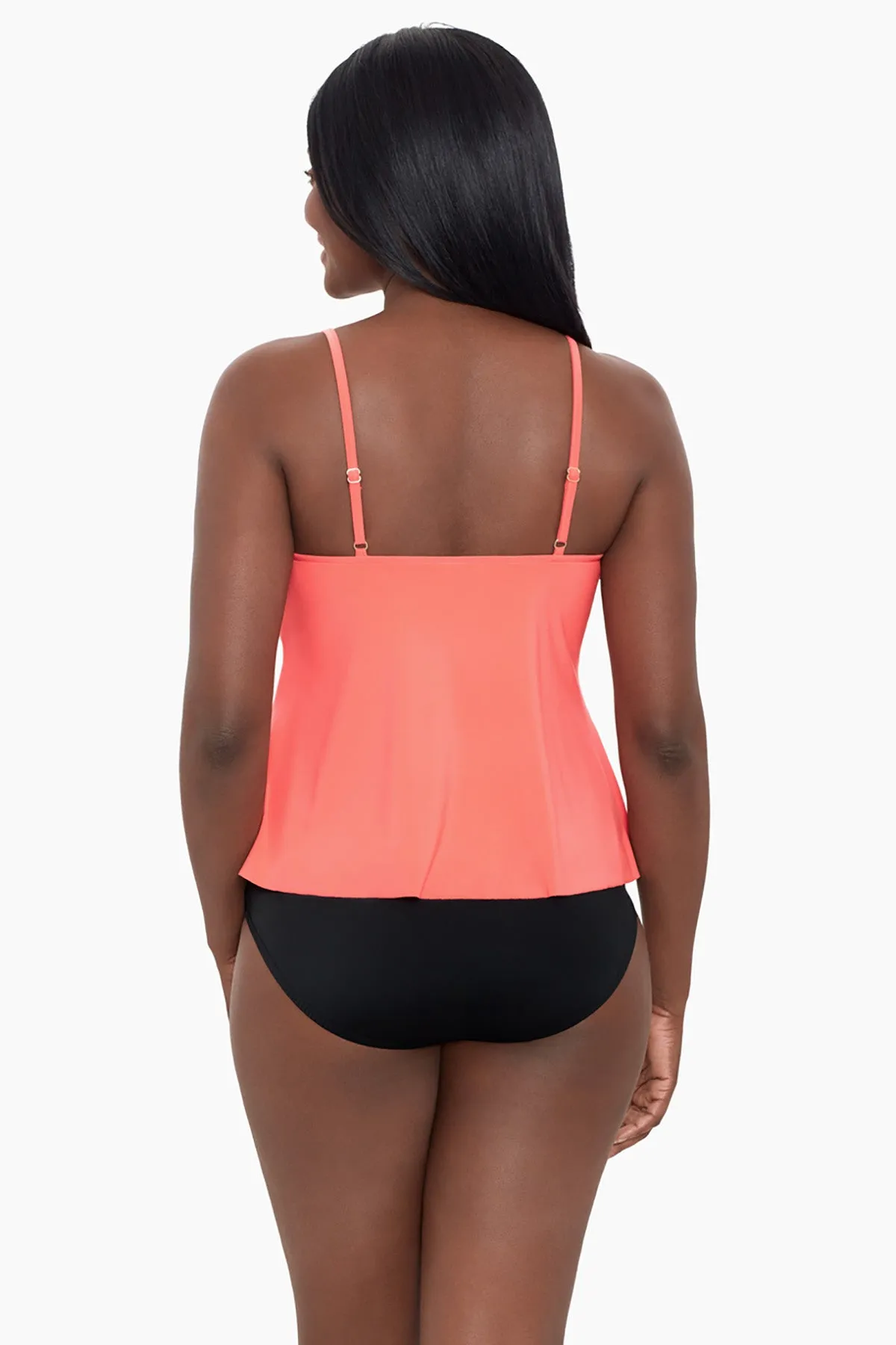 Rachel Tankini Top - Coral sold by Longitude product image thumbnail 3