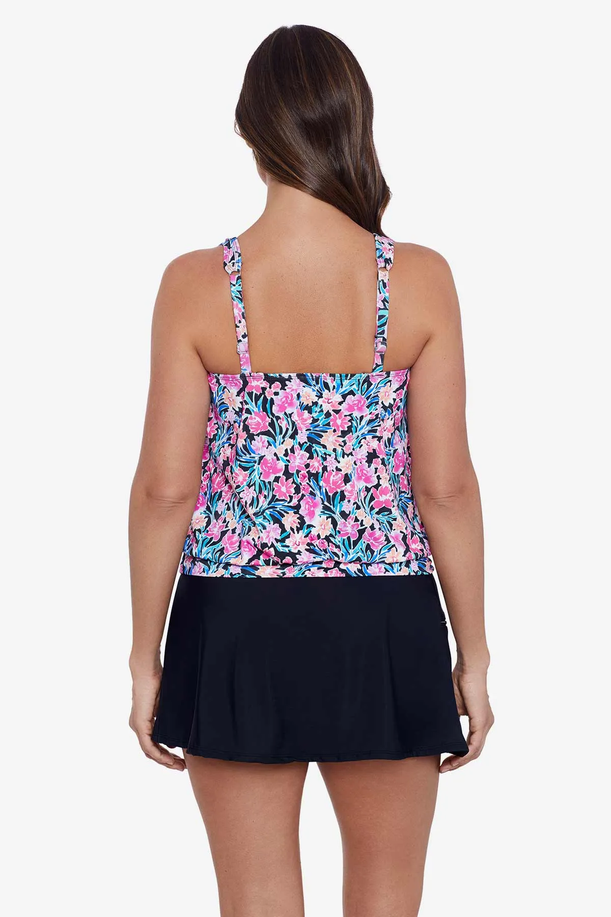 Florentine Shirred Neck Blouson Tankini Top sold by Longitude product image thumbnail 3