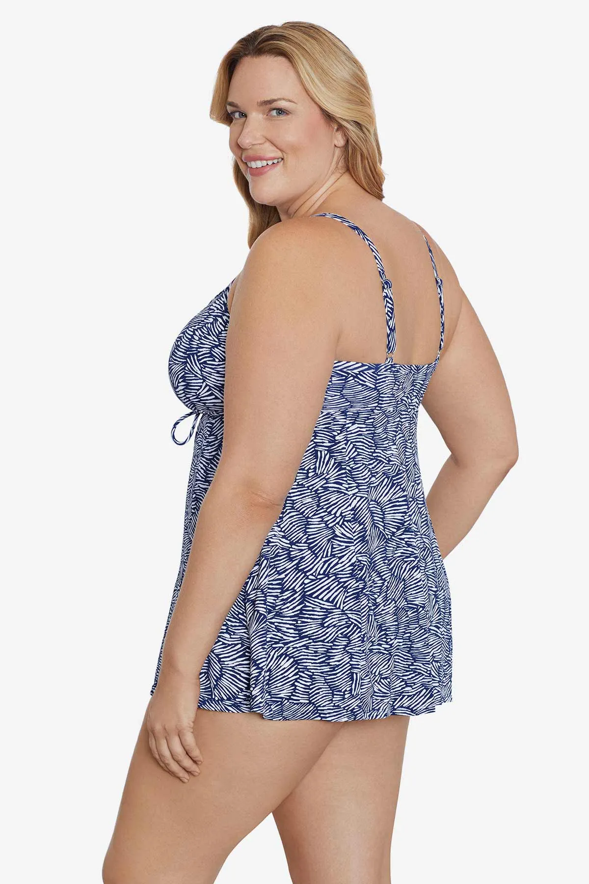 Plus Size Empire Swim Dress - Shifting Shapes sold by Longitude product image thumbnail 2