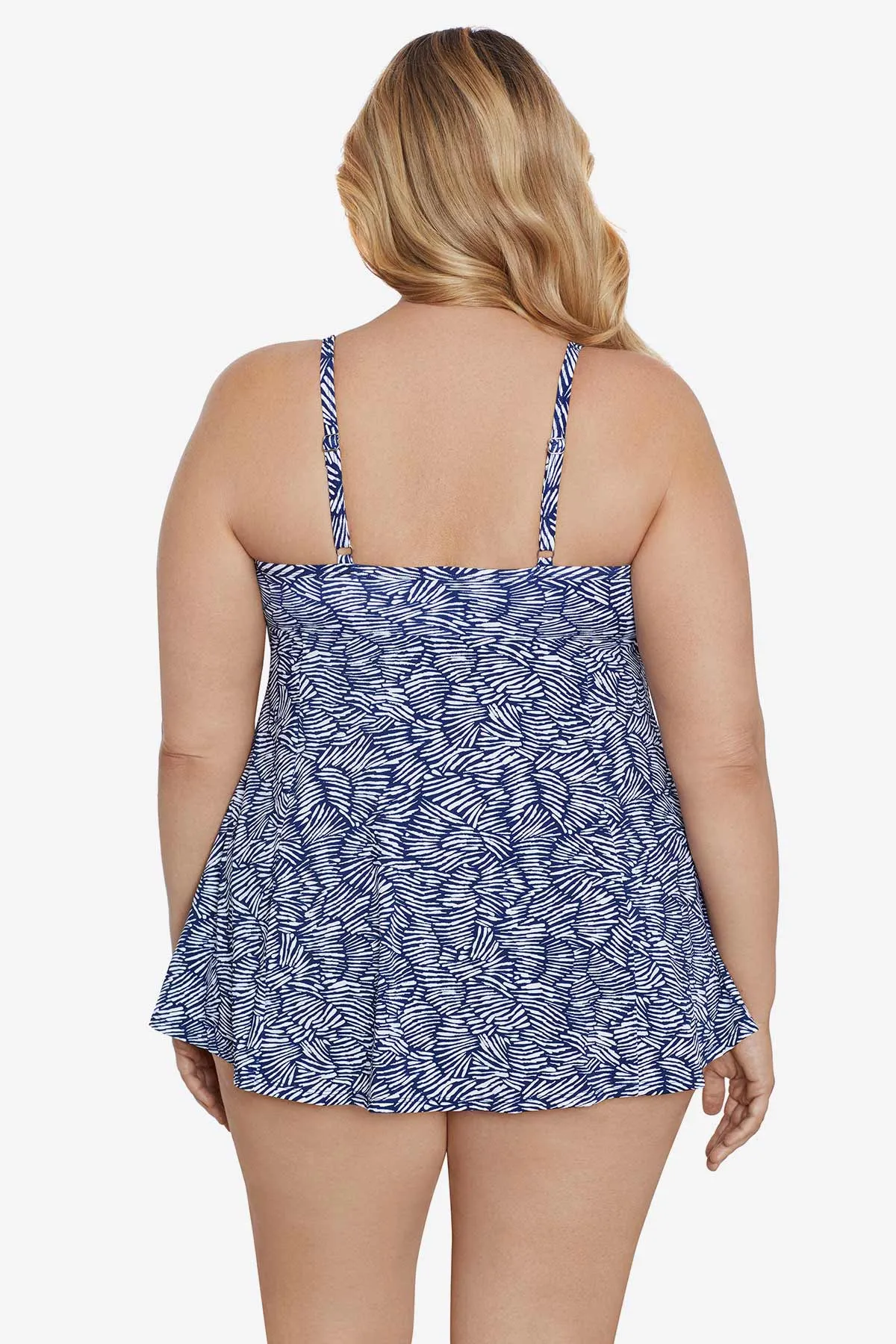 Plus Size Empire Swim Dress - Shifting Shapes sold by Longitude product image thumbnail 3