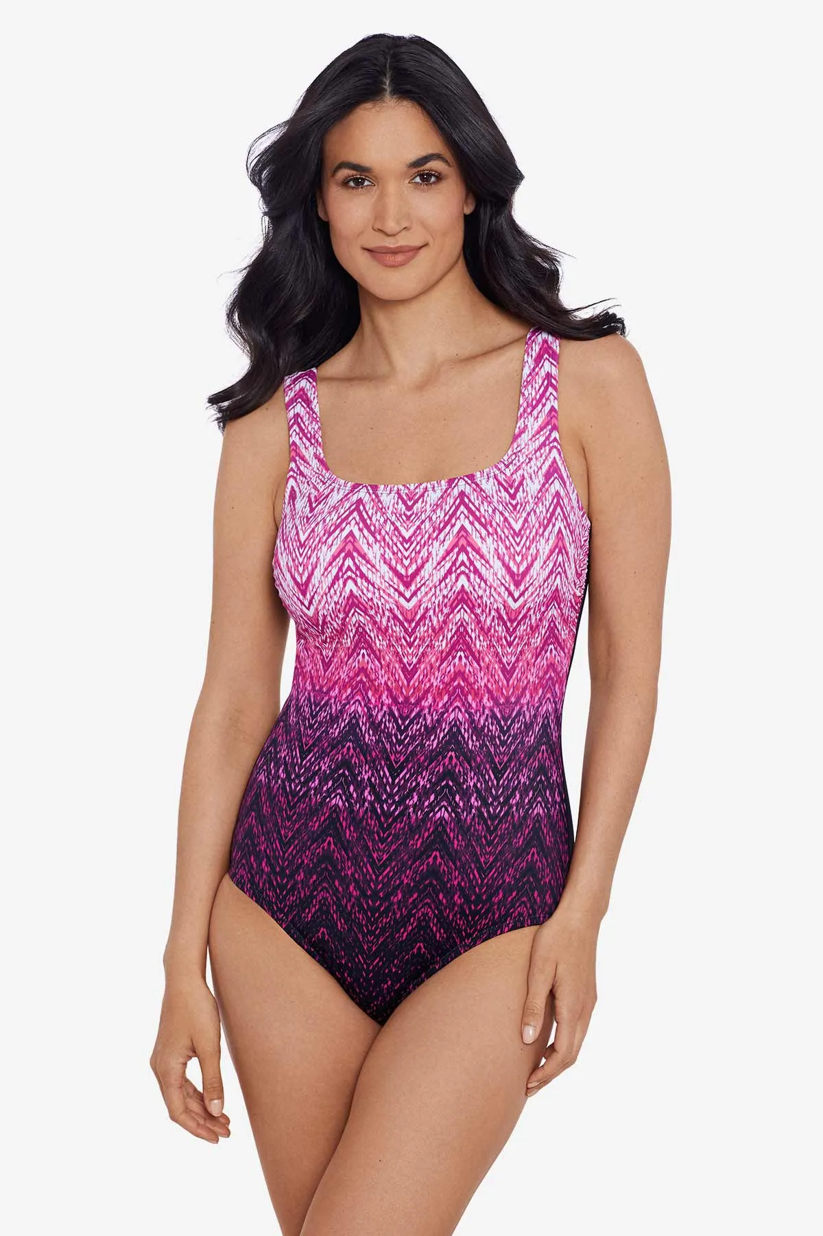 Scoop Tank One Piece - Sonic Waves sold by Longitude