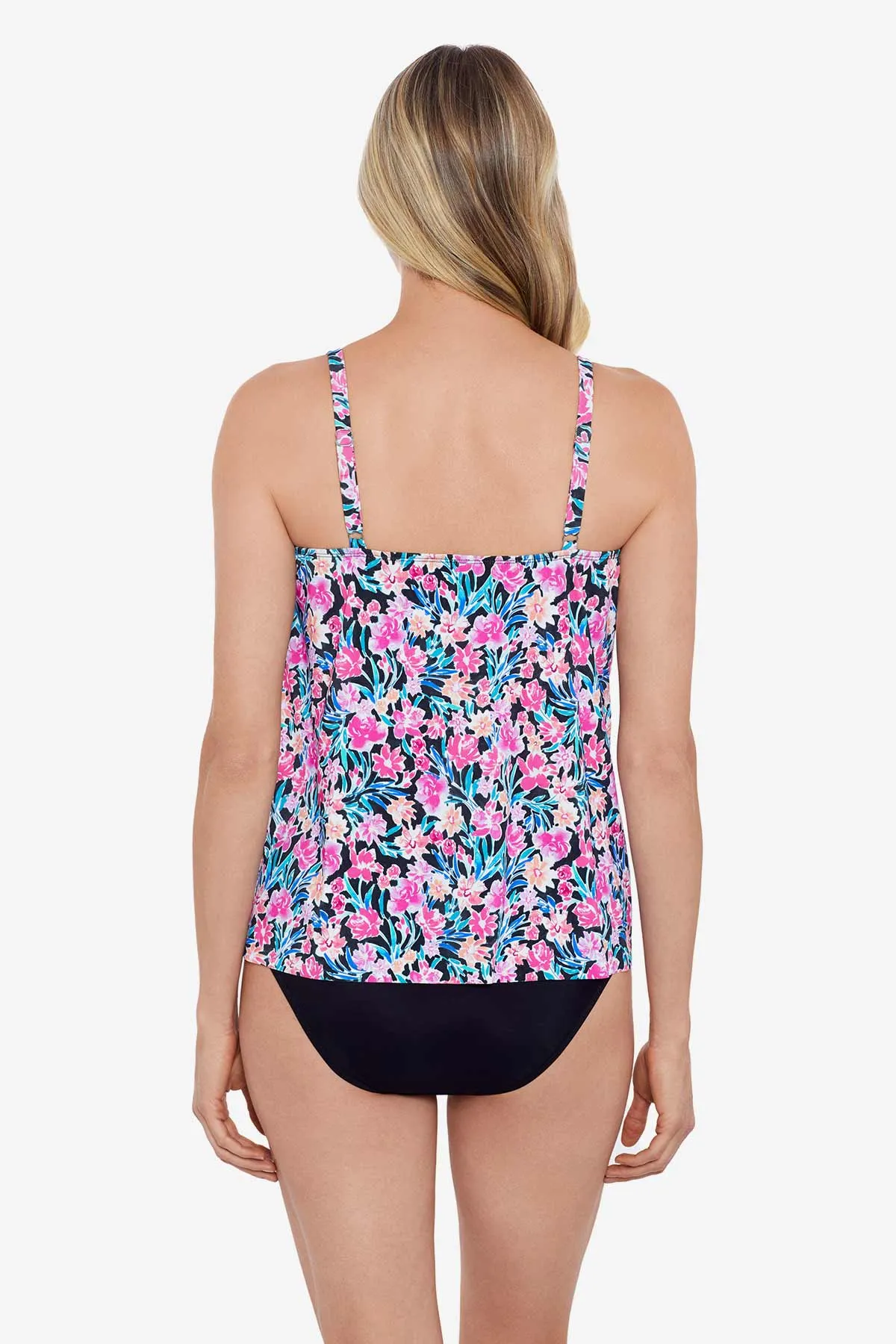Asymmetrical Flounce Tankini Top - Florentine sold by Longitude product image thumbnail 3