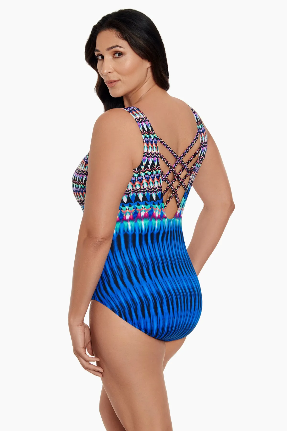 Long Torso Triple X Back One Piece - Sparkle Park sold by Longitude product image thumbnail 2