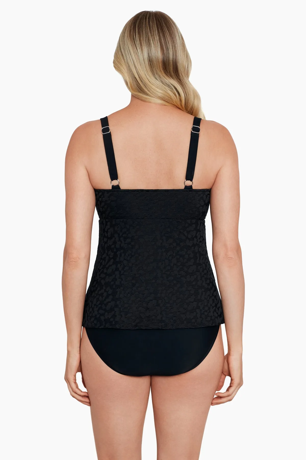 Triple Tier Fauxkini One Piece Swimsuit Shadow Prowl sold by Longitude product image thumbnail 3