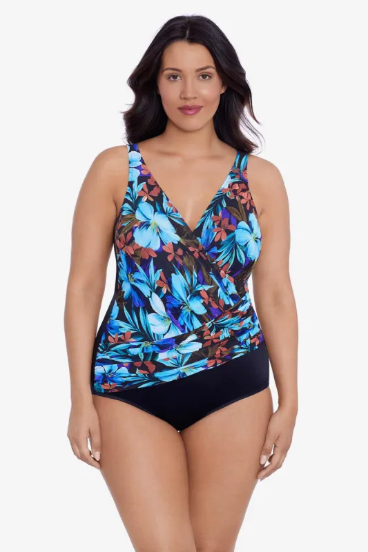 Addison One Piece - Nocturnal Blooms sold by Longitude