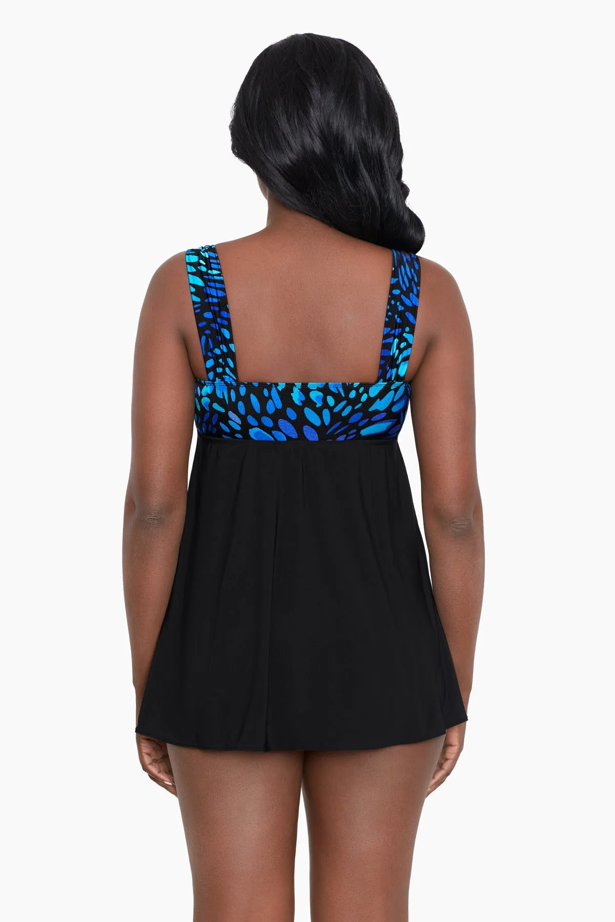 Plus Size Tie Front Swim Dress Sunshower sold by Longitude product image thumbnail 3