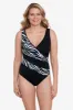 Long Torso Faux Surplice Tank - Animal Instinct sold by Longitude